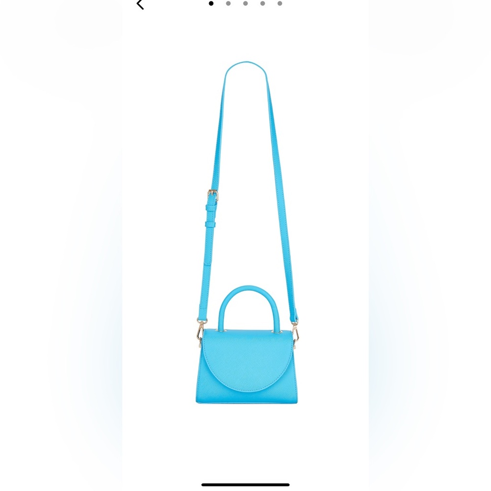 Cutest bright blue Sasha top handle purse